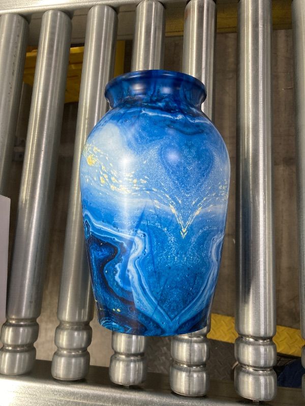 Photo 1 of ***MISSING LID -SELLING AS IS *** MAKEY'S Large Urns for Human Ashes Adult Male, Affordable Cremation Urn for Crematory or Funeral