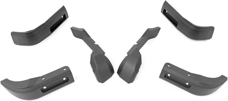 Photo 1 of **PAINTED WHITE AND ONE IS CRACKED**Rough Country Mud Flap Delete for GMC Sierra 1500 2WD/4WD (2019-2026 & Classic) - Front & Rear (Set of 4)