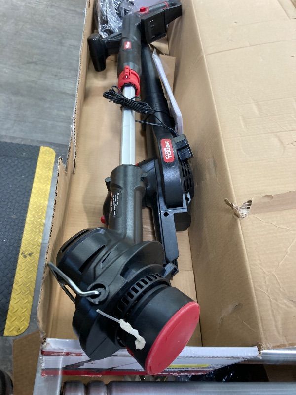 Photo 1 of ***BATTERY MISSING***Hyper Tough 20V Cordless String Trimmer & Sweeper Combo Kit, 10-Inch Trimmer, 130MPH Blower, Battery-Powered, Lightweight, Adjustable Handle, Ergonomic Grip, Fast Charging, Easy Assembly, Lawn Tools***BATTERY MISSING***