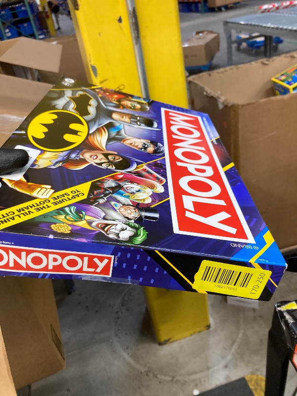 Photo 1 of ***-MISSING PARTS- SELLING PARTS ONLY*** Monopoly Batman Edition Board Game | Monopoly Game for Batman Fans | Ages 8 and Up | 2 to 4 Players | Family Games | Strategy Games for Kids and Adults