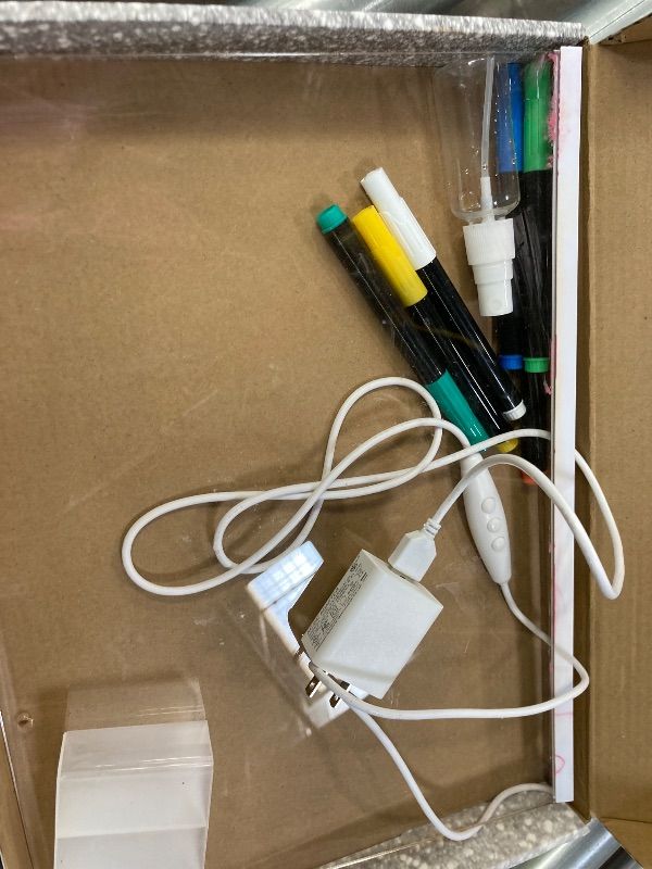 Photo 1 of **MISSING PARTS**16" Led Drawing Board for Kids with 18 Tracing Stencils - Light up Led Note Board, 2026 Birthday Gifts for Boys Girls Ages 5 6 7 8 9 10 12+ Year Old, Magic Glow Art Toys for 6 7 8 9 10 Year Old, 39PCS