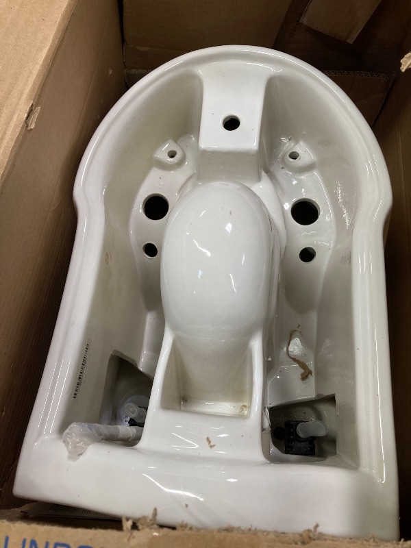 Photo 1 of **missing pieces, the photo is a reference***Toto TCT426CFGT4001 AP Wall Mounted Elongated Chair Height Toilet Bowl Only with CeFiONtect - Less Seat