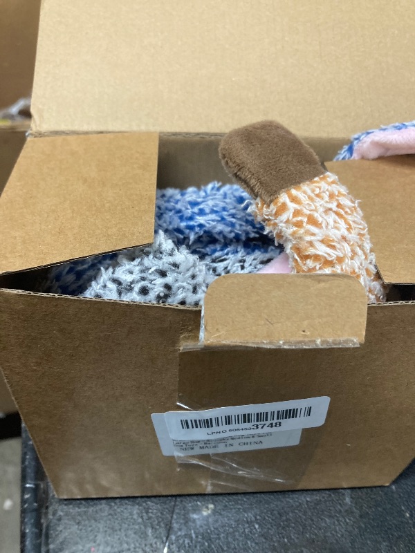 Photo 1 of ***MISSING ITEMS*ONLY 2 INCLUDED***BUYPOW No Stuffing Dog Toys for Large Dogs, 5 Pack Squeaky Crinkle Interactive Dog Animals, Plush Teething Toys to Keep Them Busy, Cute Funny Dogs Gifts for Small Medium Large Breed***MISSING ITEMS*ONLY 2 INCLUDED***