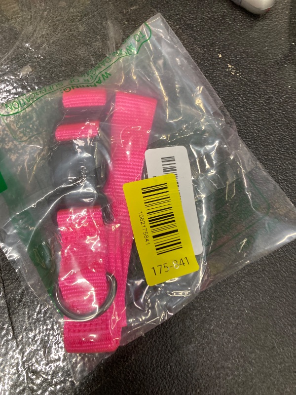 Photo 1 of 1 Inch Dog Shock Collar Replacement Strap with 2 Holes - Compatible with Most Brands of Ecollar Dog Fences and Training Collars, Pink