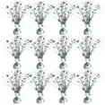 Photo 1 of 12 Pack Metallic Blue Foil Spray Centerpieces Stars Brust Table Centerpieces for Wedding Birthday Anniversary Holiday Party Decor, Metallic Star Balloon Wights for Party, Table Decor for Party