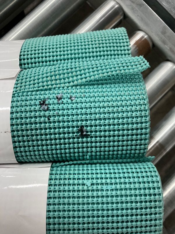 Photo 1 of ***6 ROLLS/OUTER LAYERS HAVE STICKER RESIDUE*** HOME GENIE Shelf Drawer and Cabinet Liner, Durable with Strong Grip, 17.5 in x 10 FT, Non Adhesive Liners Protect Kitchen Cabinets and Cupboard, Pantry, Bathroom Drawers and Shelves, Desks, Teal  ESTVALUE 10