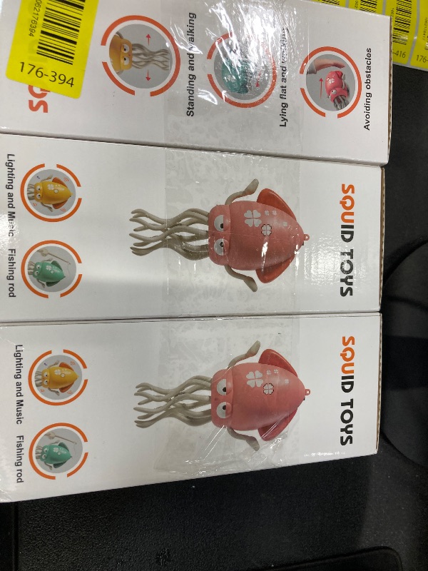 Photo 1 of  3 OF Magic Dancing Octopus Toys, Musical LED Toy, 3 Colors Available (Green)