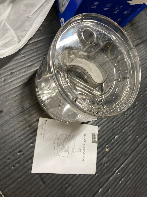 Photo 1 of ***BID FOR PARTS ONLY* NON FUNCTIONAL***NPET Cat Water Fountain WF050TP 1.5L Automatic Pet Drinking Fountain with Replacement Faucet Kit?No Adapter***BID FOR PARTS ONLY* NON FUNCTIONAL***