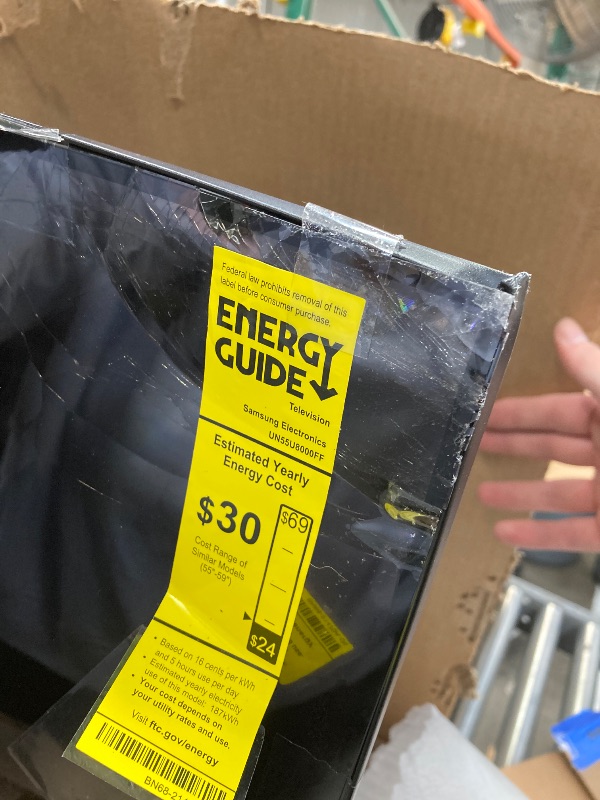 Photo 1 of ***NO RETURN NO REFUND***Samsung 55-Inch Class Crystal UHD U8000F 4K Smart TV (2025 Model) Endless Free Content, Crystal Processor 4K, MetalStream Design, Knox Security, Compatible with Alexa