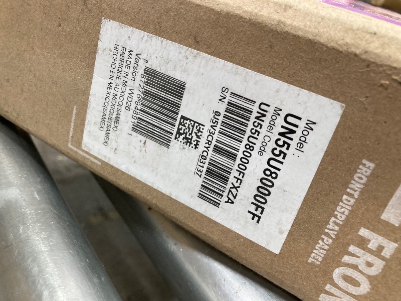 Photo 1 of ***NO RETURN NO REFUND***Samsung 55-Inch Class Crystal UHD U8000F 4K Smart TV (2025 Model) Endless Free Content, Crystal Processor 4K, MetalStream Design, Knox Security, Compatible with Alexa