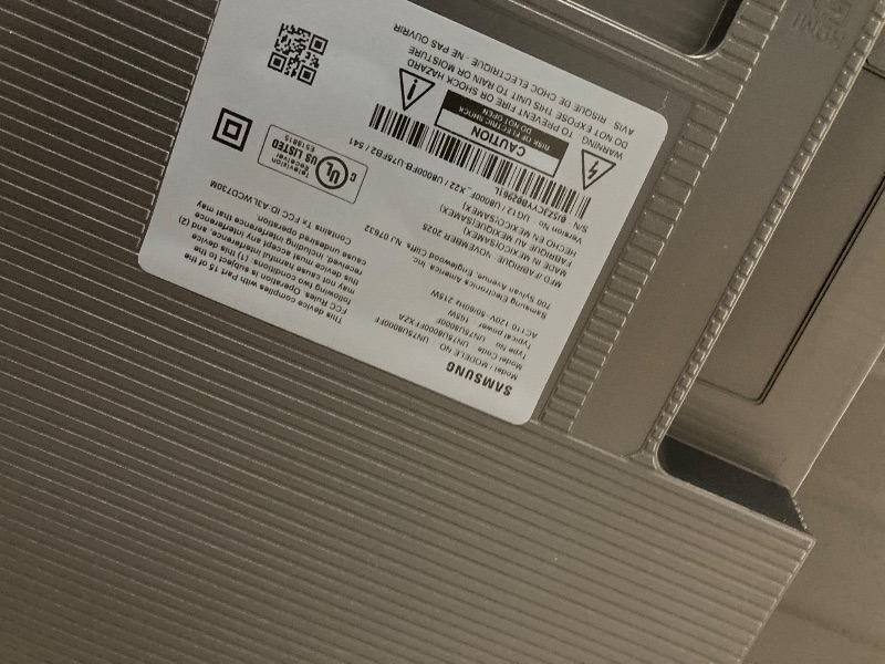 Photo 1 of ***NO RETURN NO REFUND***Samsung 75-Inch Class Crystal UHD U8000F 4K Smart TV (2025 Model) Endless Free Content, Crystal Processor 4K, MetalStream Design, Knox Security, Alexa Built-in