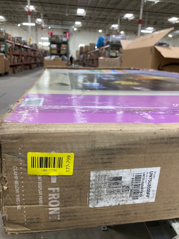 Photo 1 of ***NO RETURN NO REFUND***Samsung 75-Inch Class Crystal UHD U8000F 4K Smart TV (2025 Model) Endless Free Content, Crystal Processor 4K, MetalStream Design, Knox Security, Alexa Built-in