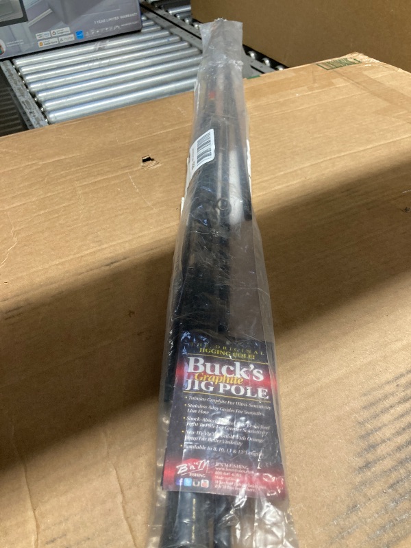 Photo 1 of **broken**B'n'M 2 Piece Bucks Graphite Jig Pole (11-Feet)