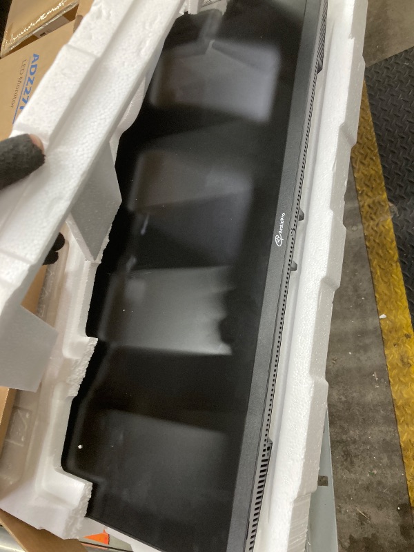 Photo 1 of ***DAMAGE -SELLING AS PARTS ONLY*** 27 inch Monitor 120Hz, FHD 1080p, Computer Monitor, IPS, 99% sRGB, Adaptive Sync, 1ms Response Time, 3-Sided Frameless, Ultra Slim, VESA Mountable, Anti-Blue Light Design, HDMI & VGA Ports