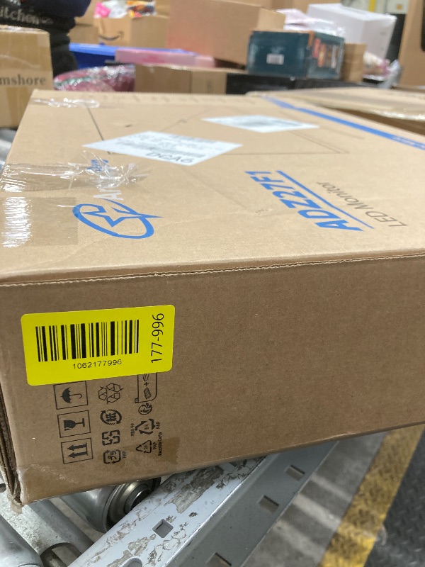Photo 1 of ***DAMAGE -SELLING AS PARTS ONLY*** 27 inch Monitor 120Hz, FHD 1080p, Computer Monitor, IPS, 99% sRGB, Adaptive Sync, 1ms Response Time, 3-Sided Frameless, Ultra Slim, VESA Mountable, Anti-Blue Light Design, HDMI & VGA Ports