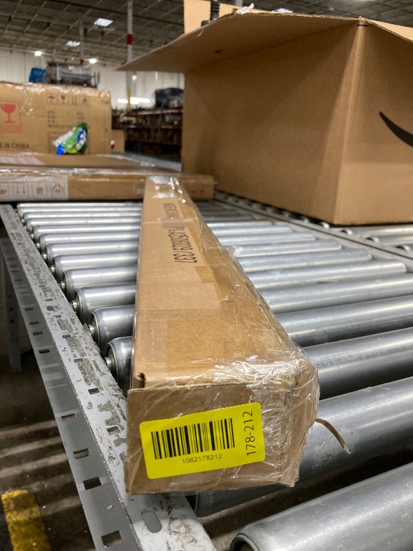 Photo 1 of 1 1/8 Inch Diameter Curtain Rods 36 to 72 Inches(3-6ft), Telescoping Heavy Duty Large Drapery Rod with Adjustable Aluminum Alloy Bracket, Solid End Caps for Windows Patio Decoration, Dark Bronze