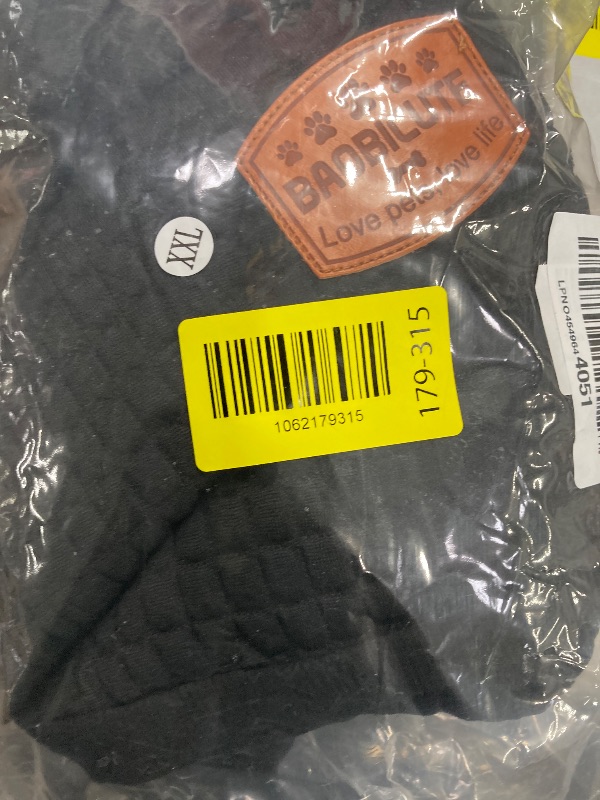 Photo 1 of 1 Pack Dog Hoodie Sweaters for Small Medium Dogs Warm Dog Clothes for Large Dogs Soft Waffle-Like Laminated Sweatshirt Bulldog