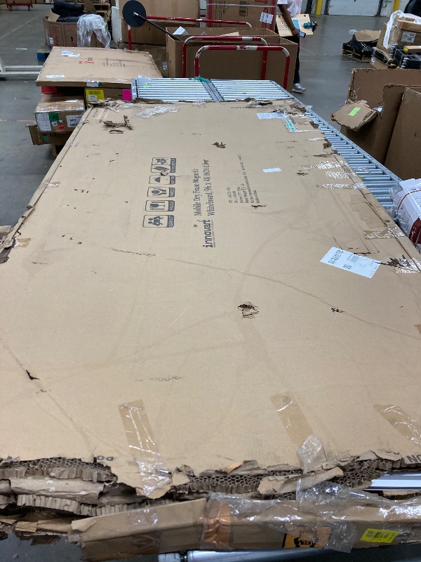 Photo 1 of 48"x96" SILVER Frame Magnetic Whiteboard