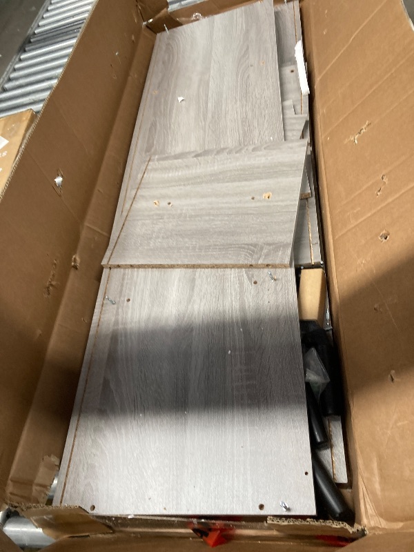 Photo 1 of **Too much damage***Homall 65 Inch Modern TV Stand, Gray Wood Entertainment Center with Storage Drawers & Cable Management for Living Room