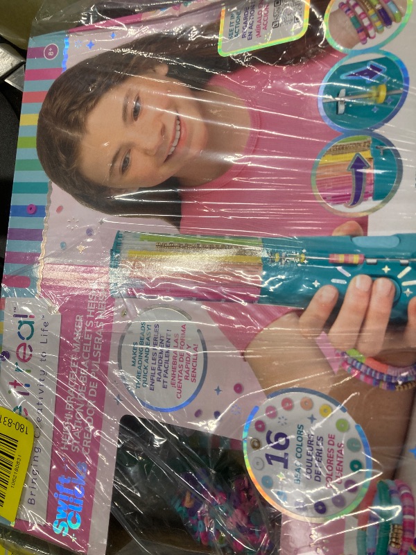 Photo 1 of **MISSING PARTS**Make It Real: Swift Clicks - Heishi Bracelet Maker - 2047pc, DIY Jewelry Craft Kit, Design & Make 23 Bead Bracelets, Rotate-Click-Wear, Girls Kids 8+
