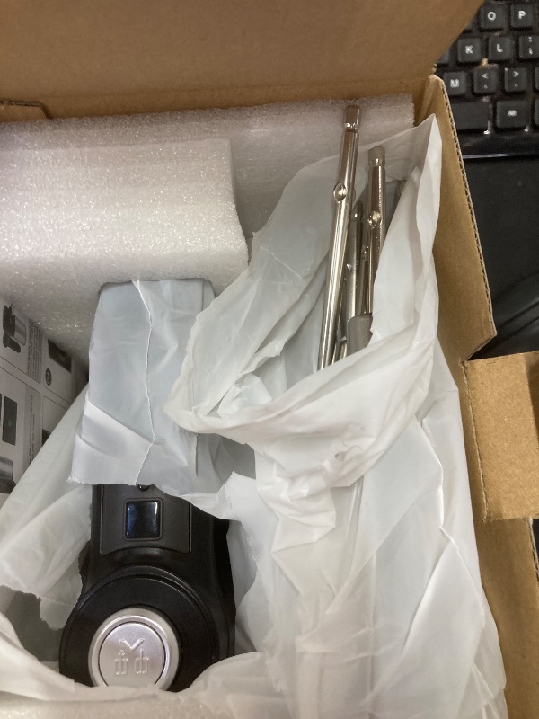 Photo 1 of ***broken end miss charger***Cordless Hand Mixer, Digital Display 7 Speed Rechargeable Electric Mixer Handheld with 6 Stainless Steel Attachments Whisks Beaters Dough Hooks & Storage Base, Kitchen Blender for Baking, Eggs, Cakes