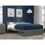 Photo 1 of **MISSING HARDWARE**AFI Furnishings Queen Grey Wood Platform Bed Storage with Headboard