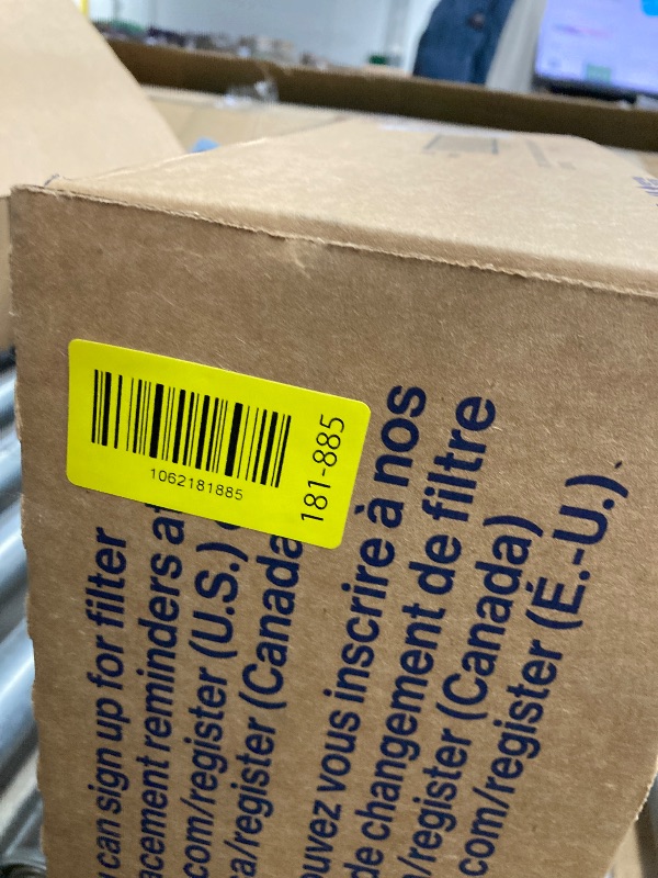 Photo 1 of ***MISSING FILTER & CRACKED***Brita Water Dispenser, UltraMax Elite Filter, Removes 99% of Lead, Includes 1 Filter, 27-Cup Capacity, Black***MISSING FILTER & CRACKED***