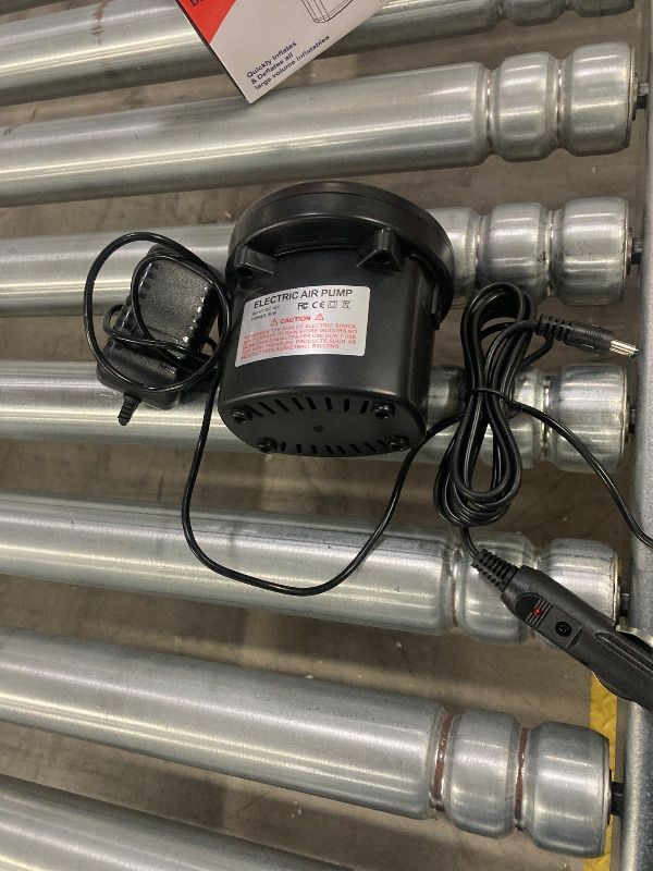 Photo 1 of ***MISSING PARTS -SELLING AS IS*** LQ-202 Electric Air Pump for Air Mattress, Air Mattress Pump for Inflatables, Quick Fill Inflator Deflator Air Pump Perfect for Outdoor Camping Inflatable Boat Blow Up Pool Water Toy Car Air Bed