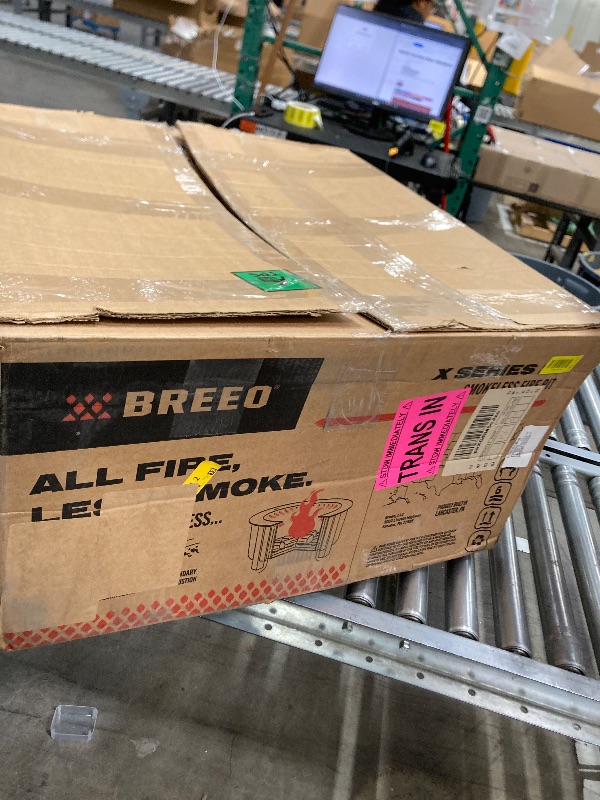 Photo 1 of **HAS RUST ON SIDES***Breeo Smokeless Fire Pit (X Series 24, Corten Steel) | 27.5 inch Smokeless Firepit for Outside | 62 Pounds | Ideal for Families Compatible with Wide Range of Breeo Accessories
