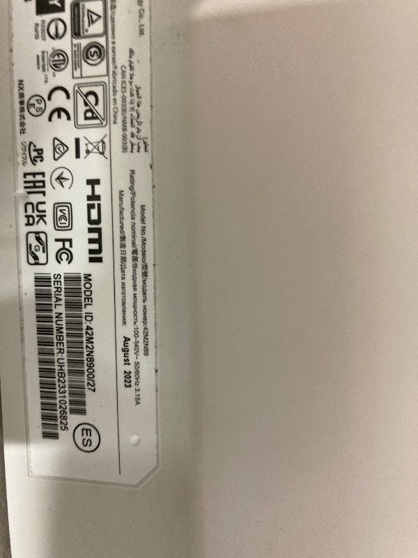 View 5 of **NOT IN ORIGINAL BOX/MISSING PARTS***Philips EVNIA 42M2N8900 41.5” 4K OLED Gaming Monitor,