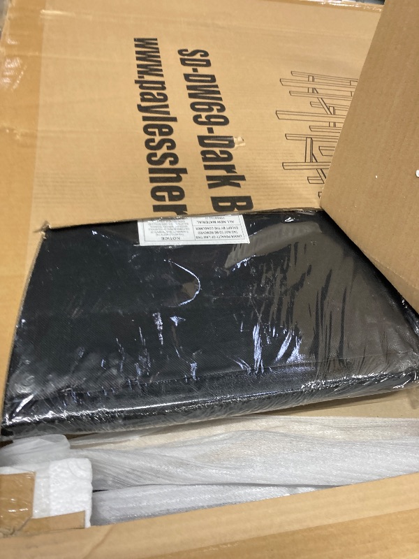 Photo 1 of ***DAMAGED, MISSING PART -CHAIRS NOT INCLUDED-SELLING AS IS*** 1-Piece Solid Wood Dining Table Set for 2 | Brown | Space-Saving Design | Smooth Easy-to-Clean Surface | Pine Kitchen Table | for Dining Room, Apartment, Restaurant  ***SCUFFS/SCRATCHES, BOX R