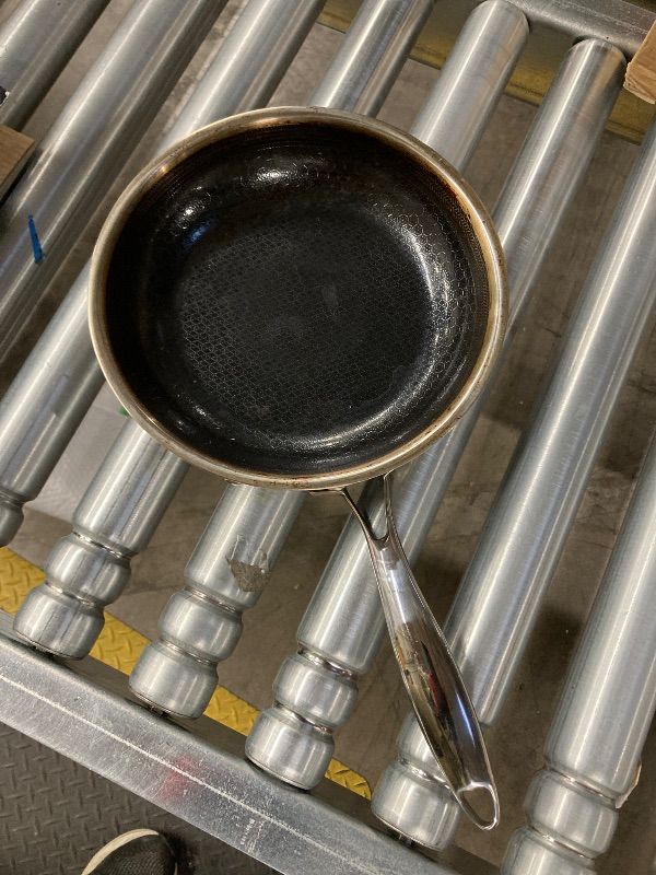 Photo 1 of ***USED-DAMAGED -SELLING AS IS *** TalingMA 9-Inch Non Stick Frying Pans, Stainless Steel Skillet with Honey Design, Non Toxic Frying Pan with Cool-Touch Handle, Dishwasher Safe, Easy Use in the Kitchen