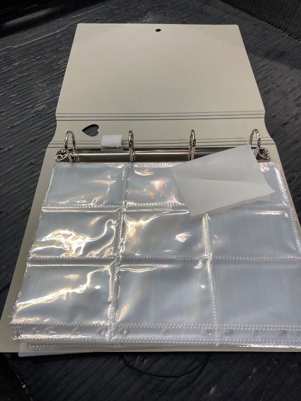 Photo 1 of ***MISSING BUTTON TO KEEP CLOSED***A4 Kpop Photocard Binder with 25 Pages 9 Pocket, 2x3 inch Kpop Photocard Holder Book, Photo Album for Fujifilm Instax Mini Camera Polaroid Printer Photo Film (Black)***MISSING BUTTON TO KEEP CLOSED***