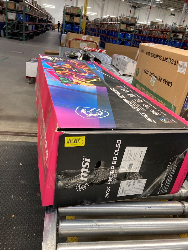 Photo 1 of ***Scratches***MSI MPG 491CQP 49" Curved OLED Display, 144Hz 0.03ms, Gaming Monitor***Scratches***