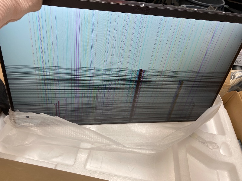 Photo 1 of ******NO RETURN***** NO REFUND**** ONLY FOR PARTS ******* LG 27GS40W-B 27-Inch Ultragear FHD (1920 x 1080) Gaming Monitor, 180Hz, HDR10, AMD FreeSync, HDMI, DisplayPort, H/P Out, Black