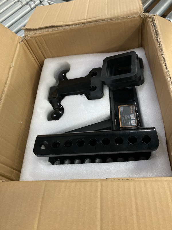 Photo 1 of *** Missing parts
Adjustable Trailer Hitch -Drop Hitch-Tow Hitch with 2.5 inch Receiver-6inch Drop/Rise, 2" & 2-5/16" Ball Hitches for Trucks, 22,000 LBS GTW, Trailer Hitches with Anti-Theft Pin, Black…