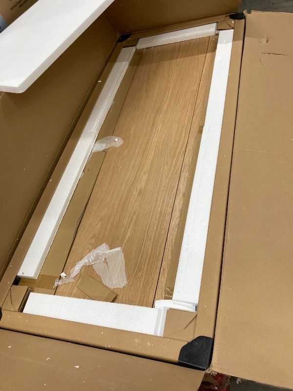 Photo 1 of ***HAS DAMAGE BUT NOT SURE WHAT OR WHERE***Convertible Desk, Simple Modern Home Office Desk with Storage, Folding Desk into Dining Table, Multiuse Dining Table and Gaming Desk, Work from Home Essentials (1 Unit)***HAS DAMAGE BUT NOT SURE WHAT OR WHERE***