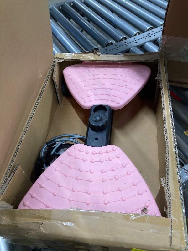 Photo 1 of (440 lbs Weight Capacity) Waist Twister, Waist Twister Machine Exercise Fitness Tool, Twist Machine for Slim Waist and Core, with Smart LED Digital Display, 20dB Ultra-Quiet for Women Men (Pink)