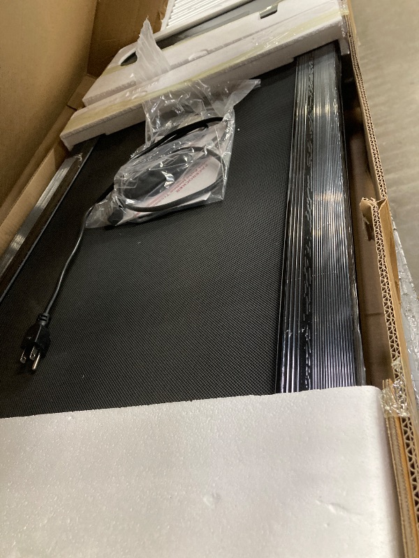 View 2 of ***Selling for parts only***PACEROCKER Walking Pad Treadmill with 12% 9-Level Auto Incline, 450 lbs. Capacity Bluetooth Speaker Under Desk Treadmills for Home Hiking, 5 MPH, Grey Black