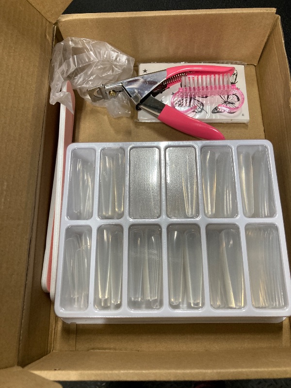 Photo 1 of **MISSING PARTS**Practice Hand for Acrylic Nails: Realistic Silicone Nail Hand Practice with Tattoo Stickers - Flexible Fake Hand Mannequin Nail Hand Kit for Beginners