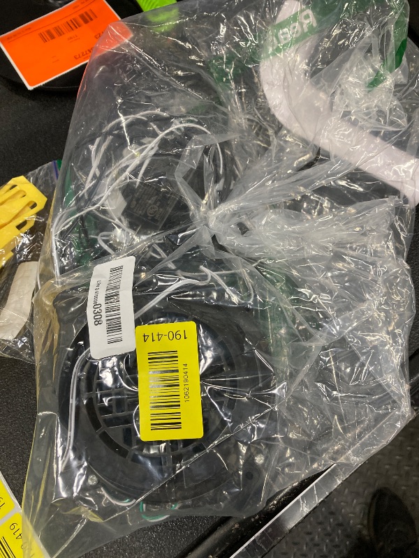 Photo 1 of 12V 1.2A Inflatable Replacement Motor for 5-9FT Halloween Christmas Inflatables Air Blower Fan with 5 LED Light 1.5A Adapter Outdoor Blow Up Fan Parts Inflatables (White Lights 5 LED, 12V 1.2A)