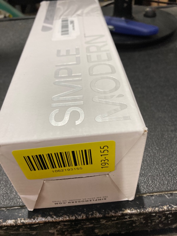 Photo 1 of **LID WILL NOT STAY CLOSED**Simple Modern Mesa Loop Water Bottle with Covered Straw and Handle | 24oz Cup Holder Friendly Insulated Stainless Steel Bottles for Travel, Sports and School | Mango