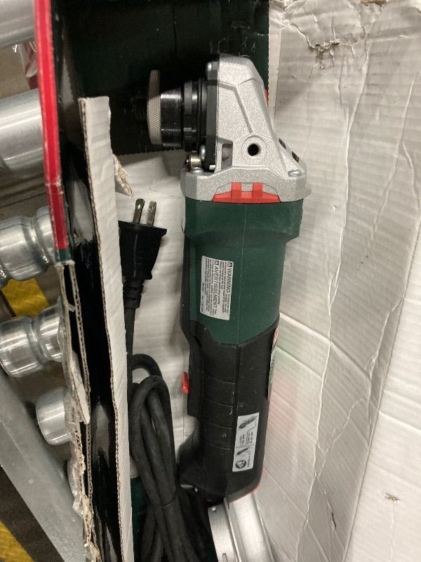 Photo 1 of **PARTS ONLY/MISSING HANDLE**Metabo Angle Grinder, 6-Inch, 2000-Watt, Brushless, WEPBA 20-150 Quick DS BL, 600645420