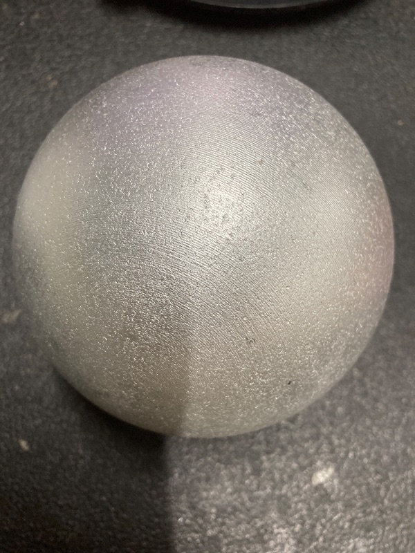 Photo 1 of ***VERY HEAVY***(LeStage Rhythmic Gymnastic Ball for Dance Practice, Performance, Exercise, Training - 16cm (6.3") Diameter (Silver)***VERY HEAVY***