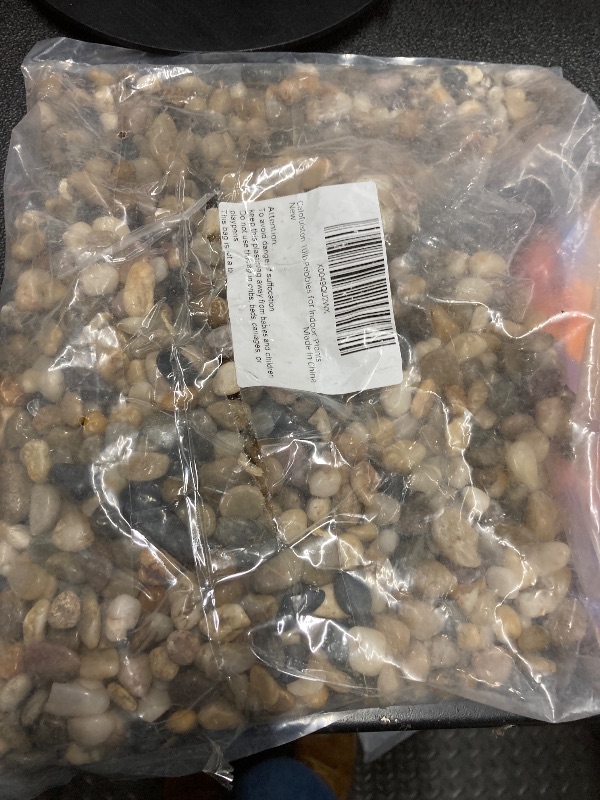 Photo 1 of 10lbs Rocks for Plants Indoor, 3/8 Inch Small Pebbles for Plants, Aquariums, Bamboo, Vase, Succulent, Outdoor Landscaping, Decorative Plant Rocks for Pots Indoor, Polished Mixed Color