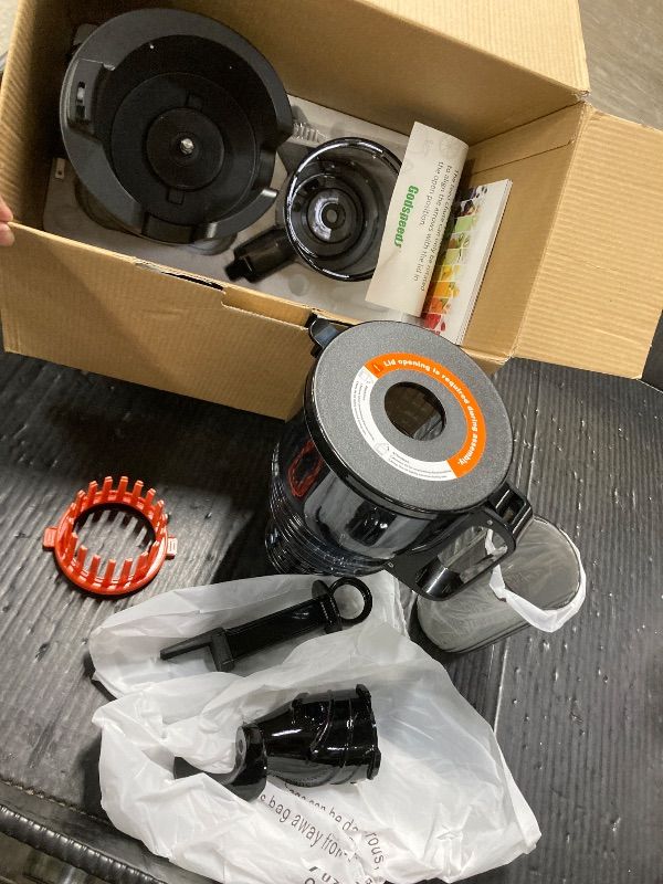 Photo 1 of ***WHAT YOU SEE IS WHAT IS INCLUDED*NOTHING ELSE***Godspeeds juicer machines with 5.8" Large Feed Chute, Slow masticating cold press juicer for Whole Fruits & Vegetables, easy to clean Design, High Juice Yield Home juicer for Daily Wellness***WHAT YOU SEE
