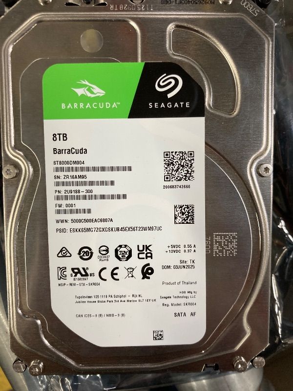Photo 1 of **PARTS ONLY***Seagate - Barracuda 8TB Internal Hard Drive for Desktops