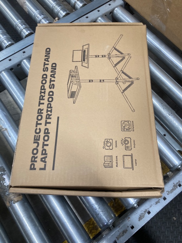 Photo 1 of ***MISSING PARTS -SELLING AS IS *** REHOSEUP Projector Stand, 33LB Load Bearing & 22-55" Height Adjustable, for Projector/Laptop/DJ Gear, Outdoor/Office/Studio - Stable Base (Black)