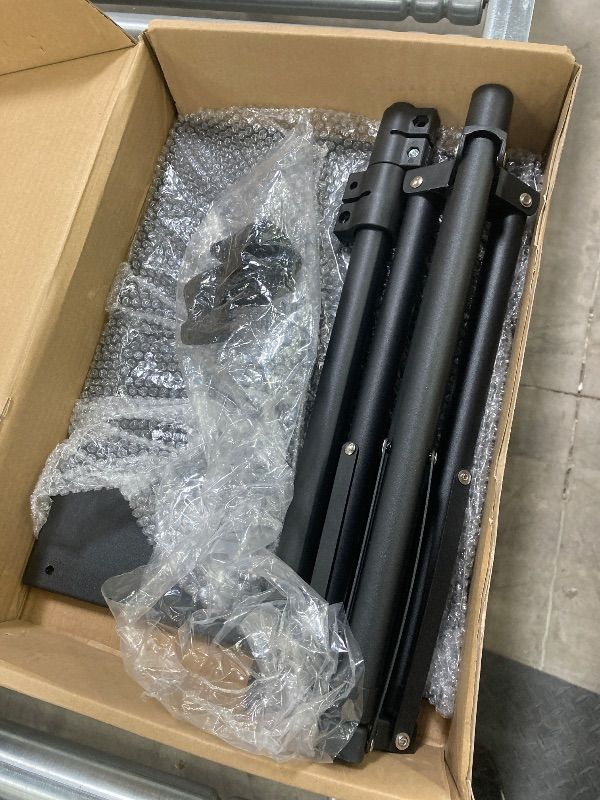 Photo 1 of ***MISSING PARTS -SELLING AS IS *** REHOSEUP Projector Stand, 33LB Load Bearing & 22-55" Height Adjustable, for Projector/Laptop/DJ Gear, Outdoor/Office/Studio - Stable Base (Black)