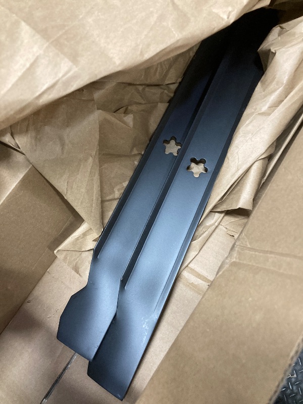Photo 1 of (2 Pack) Replacement High Lift Lawn Mower Blades for Craftsman Husqvarna Poulan 127843 138498 138971 532127843 532138498 532138971, Fits Craftsman LT1000 DYT4000, Husqvarna YTH18542 42” Deck Mower